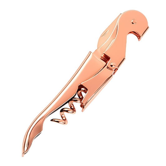 Waiters Corkscrew, Wine Bottle Opener, Stainless Steel Dual Lever System and Integrated Blade Cutter with Opener for Bartenders