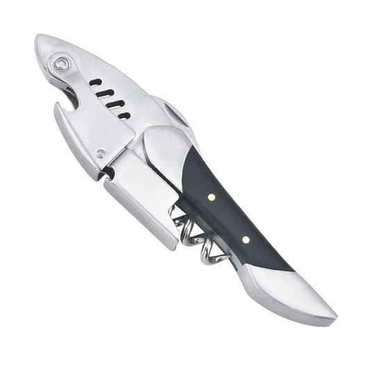 Waiters Corkscrew, Wine Bottle Opener with Foil Cutter, Shark Shaped Wine Key, Gift for Waiters, Bartenders, Sommelier