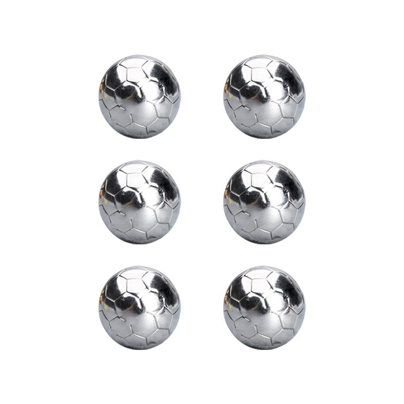 Whiskey Stones, Soccer Whiskey Balls Stainless Steel Ice Ball Reusable Chilling Stones for Beer Liquor Juice Drinks Vodka