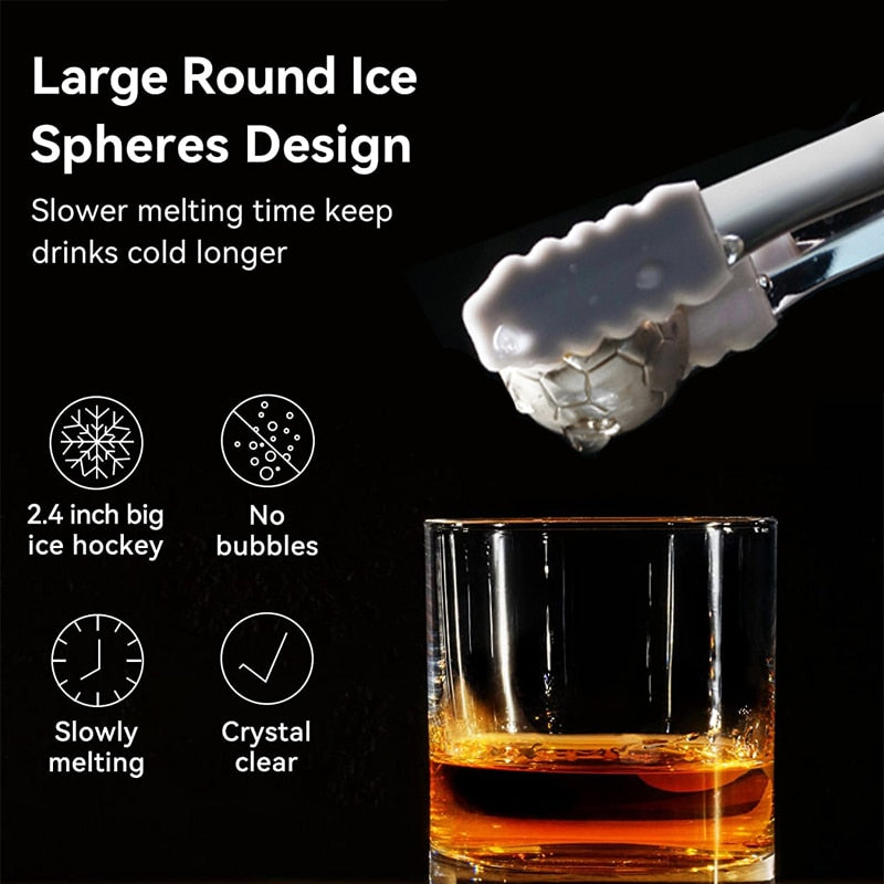 Whiskey Stones, Soccer Whiskey Balls Stainless Steel Ice Ball Reusable Chilling Stones for Beer Liquor Juice Drinks Vodka