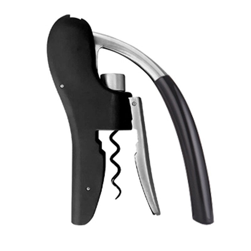 Wine Opener Corkscrew, Manual Vertical Lever Corkscrew with Two-Motion Ergonomic Handle for Wine Lovers