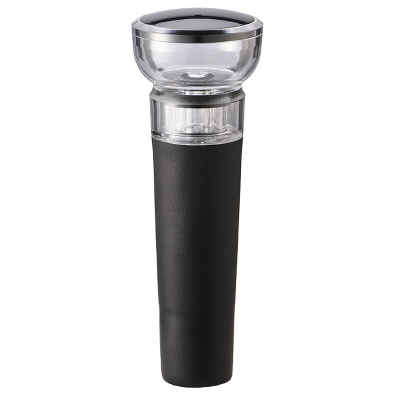 Wine Stoppers, Vacuum Wine Stopper, Silicone Bottle Stoppers with Built-in Vacuum Wine Saver Pump Keep Wine Fresh Sealing